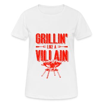 grill funny saying - Women's Breathable T-Shirt - white - Front - AI Model Female 172 dark (172cm)