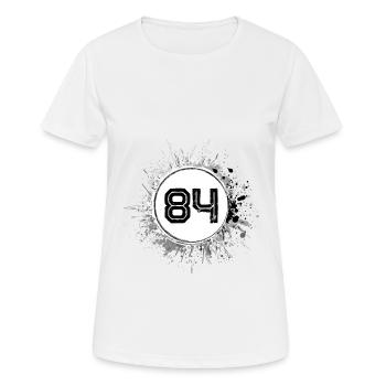 84 Nombre d’objets blob - T-shirt respirant Femme - blanc - Devant - AI Model Female 172 dark (172cm)
