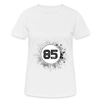 85 Nombre d’objets blob - T-shirt respirant Femme - blanc - Devant - AI Model Female 172 dark (172cm)