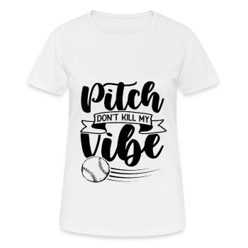 baseball vibe - Frauen T-Shirt atmungsaktiv - Weiß - Vorne - AI Model Female 172 dark (172cm)