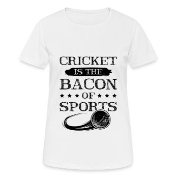 Cricket Bacon - Women's Breathable T-Shirt - white - Front - AI Model Female 172 dark (172cm)