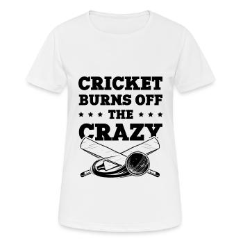 Cricket Crazy - T-shirt respirant Femme - blanc - Devant - AI Model Female 172 dark (172cm)