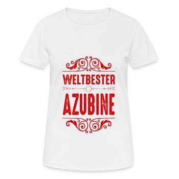 Premium Azubine - Frauen T-Shirt atmungsaktiv - Weiß - Vorne - AI Model Female 172 dark (172cm)