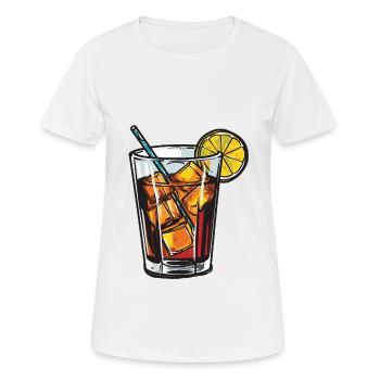 Limonade Drink - Frauen T-Shirt atmungsaktiv - Weiß - Vorne - AI Model Female 172 dark (172cm)