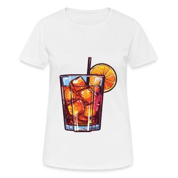 Limonade Drink - Frauen T-Shirt atmungsaktiv - Weiß - Vorne - AI Model Female 172 dark (172cm)