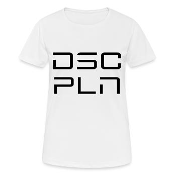 DSCPLN - Women's Breathable T-Shirt - white - Front - AI Model Female 172 dark (172cm)