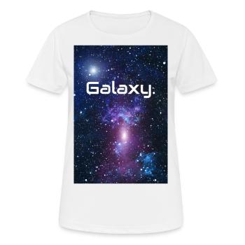 Galaxy Wort Universum Sterne Milchstraße Geschenk - Frauen T-Shirt atmungsaktiv - Weiß - Vorne - AI Model Female 172 dark (172cm)