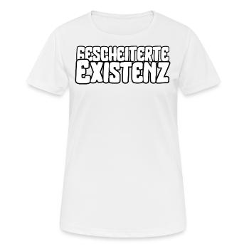 Gescheiterte Existenz - Frauen T-Shirt atmungsaktiv - Weiß - Vorne - AI Model Female 172 dark (172cm)