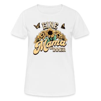 Une maman pour toujours - T-shirt respirant Femme - blanc - Devant - AI Model Female 172 dark (172cm)