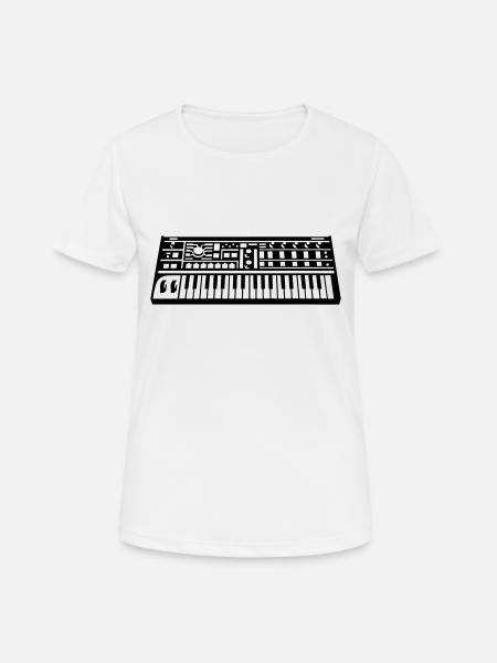 Synthesizer - Women's Breathable T-Shirt - white