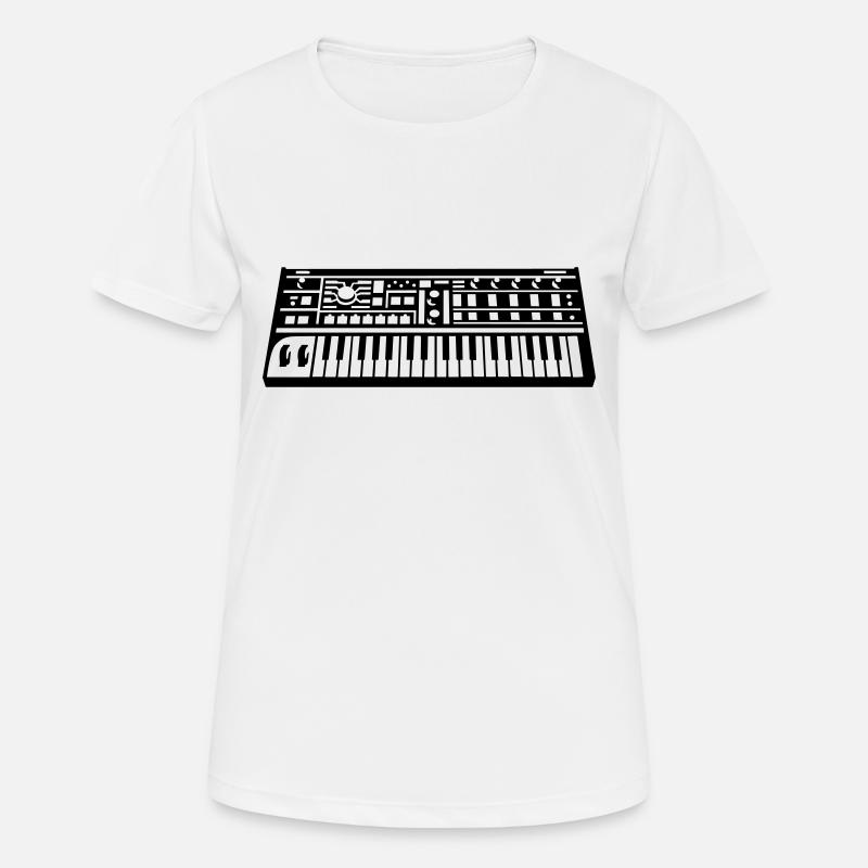 Synthesizer - Women's Breathable T-Shirt - white