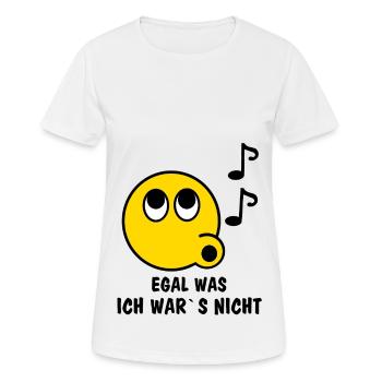 No matter what, I was not - Women's Breathable T-Shirt - white - Front - AI Model Female 172 dark (172cm)