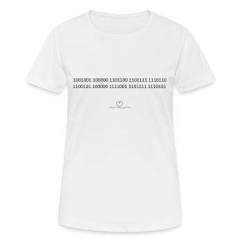 SecretLoveB2 - Women's Breathable T-Shirt - white - Front - AI Model Female 172 dark (172cm)
