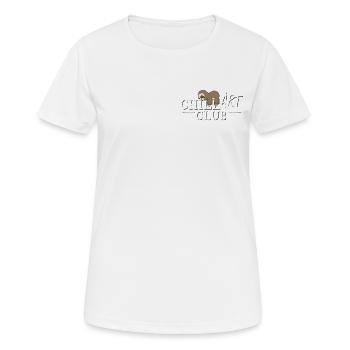 Chill Art Club! Nichts Tun Chillendes Faultier - Frauen T-Shirt atmungsaktiv - Weiß - Vorne - AI Model Female 172 dark (172cm)