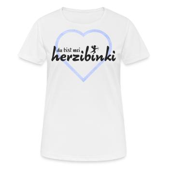 Heazibinki - Frauen T-Shirt atmungsaktiv - Weiß - Vorne - AI Model Female 172 dark (172cm)