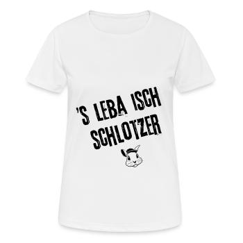 Gelassenheit pur | Redewendung - Frauen T-Shirt atmungsaktiv - Weiß - Vorne - AI Model Female 172 dark (172cm)