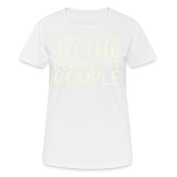 Congratulations To The Pear-fect For The - Women's Breathable T-Shirt - white - Front - AI Model Female 172 dark (172cm)