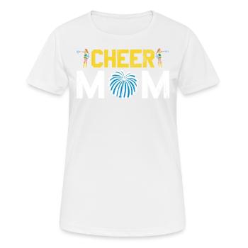 Cheer Mom Design Für Cheerleader Cheer - Frauen T-Shirt atmungsaktiv - Weiß - Vorne - AI Model Female 172 dark (172cm)