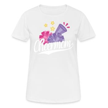 Cheer Mom Design Für Cheerleader Cheer - Frauen T-Shirt atmungsaktiv - Weiß - Vorne - AI Model Female 172 dark (172cm)