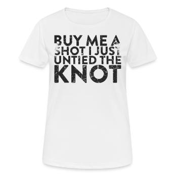 Kaufen Sie Mir Einen Schuss Ich Habe Gerade Den - Frauen T-Shirt atmungsaktiv - Weiß - Vorne - AI Model Female 172 dark (172cm)