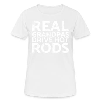 Old boys drive the coolest car for classic cars - Women's Breathable T-Shirt - white - Front - AI Model Female 172 dark (172cm)