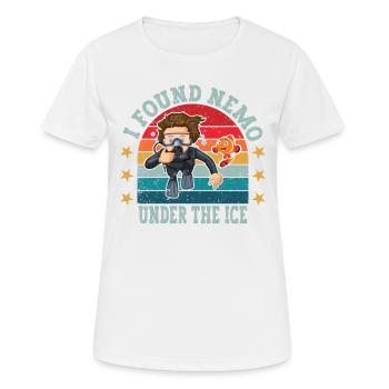 I found Nemo Under The Ice, Ice Diver - Women's Breathable T-Shirt - white - Front - AI Model Female 172 dark (172cm)
