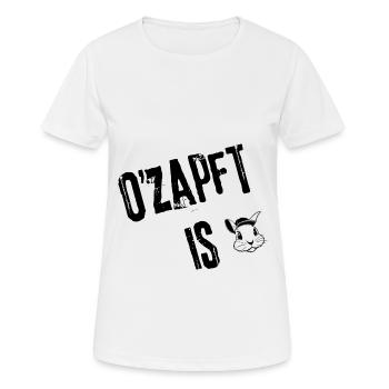 O'zapft is Style | Redewendung - Frauen T-Shirt atmungsaktiv - Weiß - Vorne - AI Model Female 172 dark (172cm)