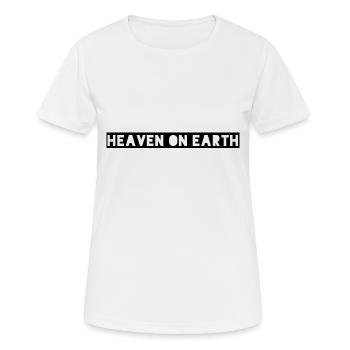 Heaven on earth - Women's Breathable T-Shirt - white - Front - AI Model Female 172 dark (172cm)