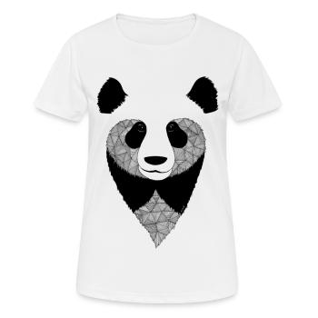 Panda design - T-shirt respirant Femme - blanc - Devant - AI Model Female 172 dark (172cm)