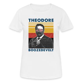 Theodore Boozedevelt - T-shirt respirant Femme - blanc - Devant - AI Model Female 172 dark (172cm)