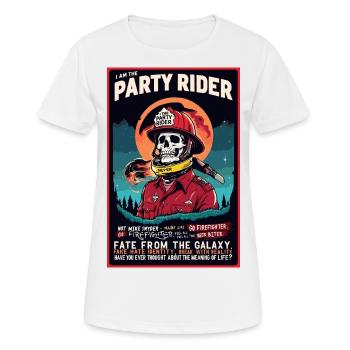 CAVALIER FESTIF - T-shirt respirant Femme - blanc - Devant - AI Model Female 172 dark (172cm)