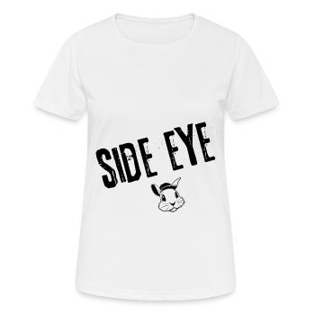 Subtile Blicke | Jugendwort - Frauen T-Shirt atmungsaktiv - Weiß - Vorne - AI Model Female 172 dark (172cm)