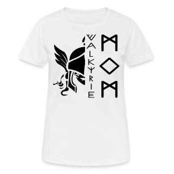 Frau Mythologie Wikingermutter Walküre - Frauen T-Shirt atmungsaktiv - Weiß - Vorne - AI Model Female 172 dark (172cm)