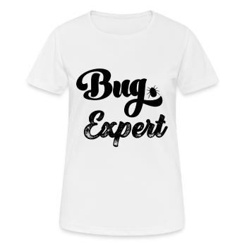 Bug Expert Bugs Gamer Computer Scientist Programming - Women's Breathable T-Shirt - white - Front - AI Model Female 172 dark (172cm)