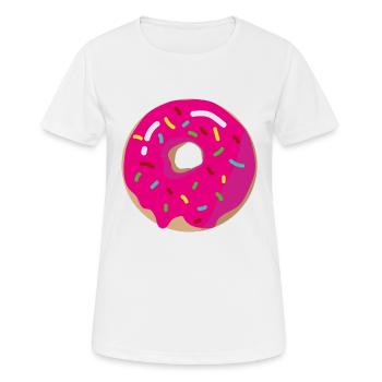 Donut Donuts - Frauen T-Shirt atmungsaktiv - Weiß - Vorne - AI Model Female 172 dark (172cm)