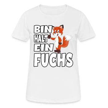 Ich Bin Halt Ein Fuchs für einen Fuchsliebhaber - Frauen T-Shirt atmungsaktiv - Weiß - Vorne - AI Model Female 172 dark (172cm)