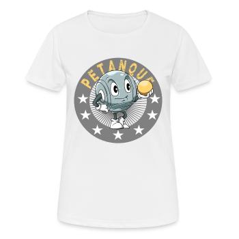 Petanque Petanque Geschenke für einen Petanque - Frauen T-Shirt atmungsaktiv - Weiß - Vorne - AI Model Female 172 dark (172cm)