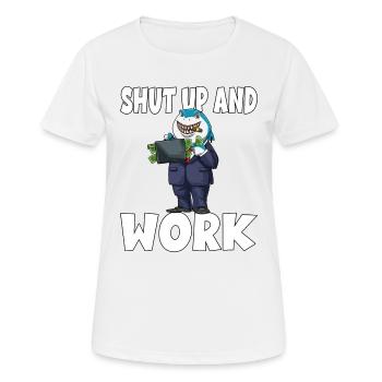 Chef Vorgesetzter Arbeiten - Frauen T-Shirt atmungsaktiv - Weiß - Vorne - AI Model Female 172 dark (172cm)