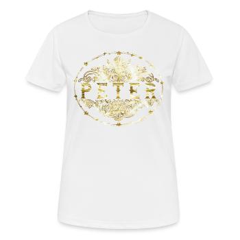 Pierre - T-shirt respirant Femme - blanc - Devant - AI Model Female 172 dark (172cm)