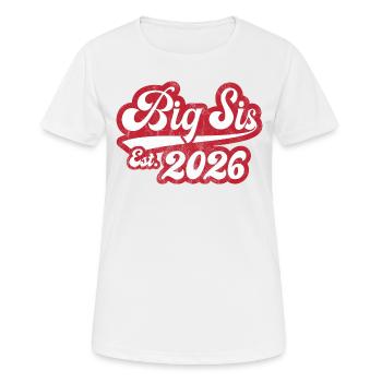 Grande Sœur Est 2026 - T-shirt respirant Femme - blanc - Devant - AI Model Female 172 dark (172cm)