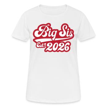 Grande Sœur Est 2026 - T-shirt respirant Femme - blanc - Devant - AI Model Female 172 dark (172cm)