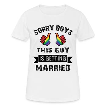 LGBT bachelor party goodbye - Women's Breathable T-Shirt - white - Front - AI Model Female 172 dark (172cm)