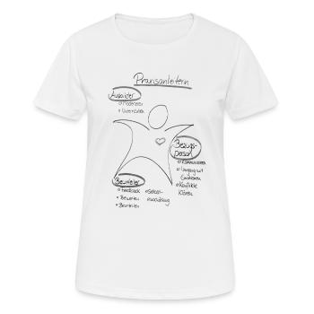 Praxisanleiterin - Praxisanleiter - Frauen T-Shirt atmungsaktiv - Weiß - Vorne - AI Model Female 172 dark (172cm)