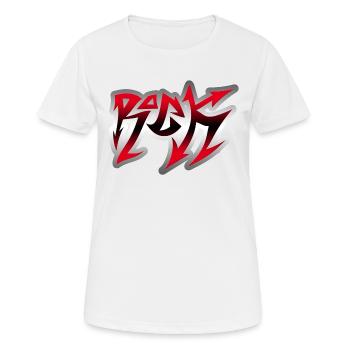 Rock, Rock and Roll, Hard Rock, Musik, Konzert - Frauen T-Shirt atmungsaktiv - Weiß - Vorne - AI Model Female 172 dark (172cm)
