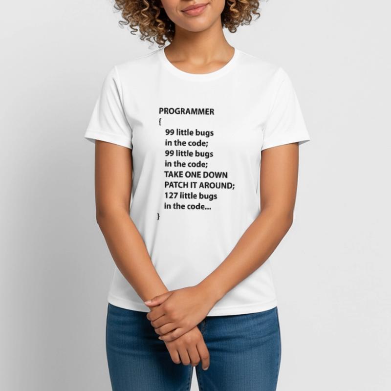 Code Programmer Nerd Bug Developer Gift Women's Breathable T-Shirt