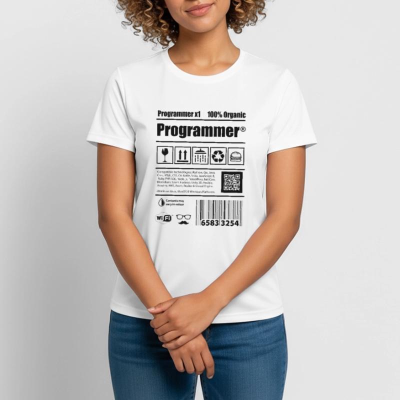 Coder programmer caffeine developer gift Women's Breathable T-Shirt