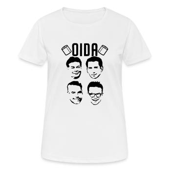 Oida Corona Autriche Politique Shirt - T-shirt respirant Femme - blanc - Devant - AI Model Female 172 dark (172cm)