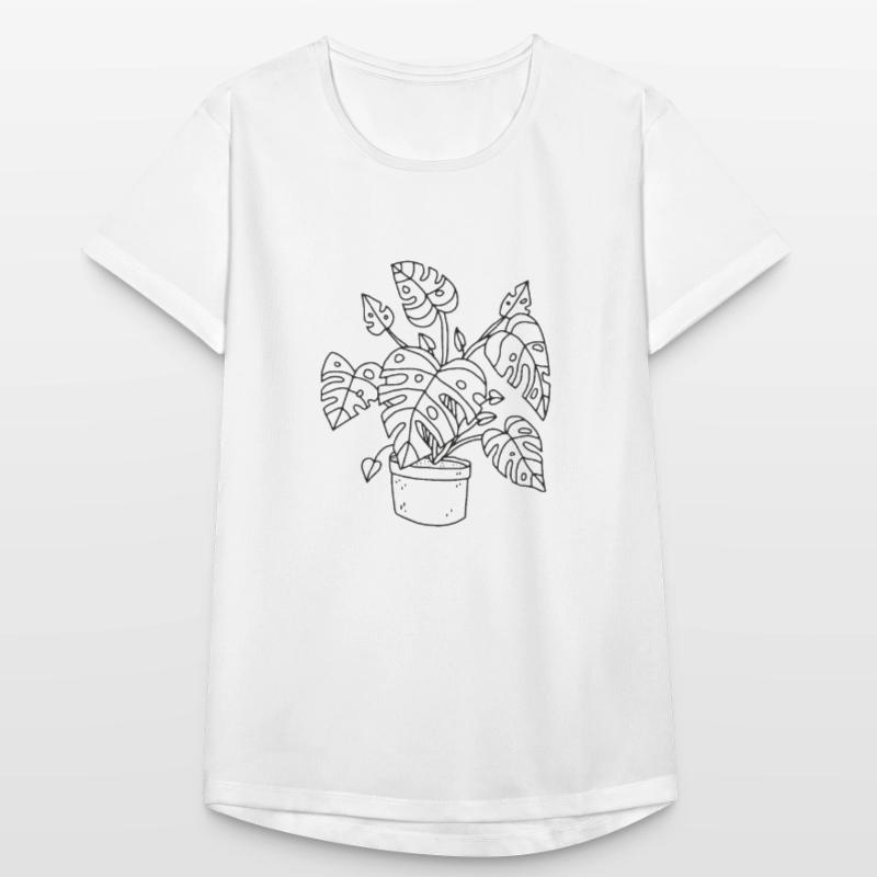 Monstera Window Leaf Women's Breathable T-Shirt