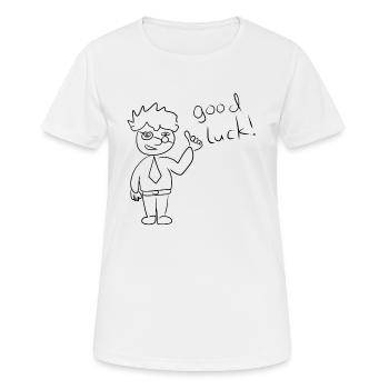 Motivation au travail - T-shirt respirant Femme - blanc - Devant - AI Model Female 172 dark (172cm)