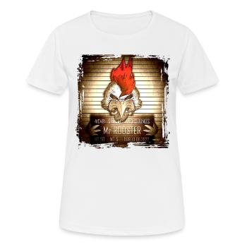 Mr Rooster Vintage - Women's Breathable T-Shirt - white - Front - AI Model Female 172 dark (172cm)